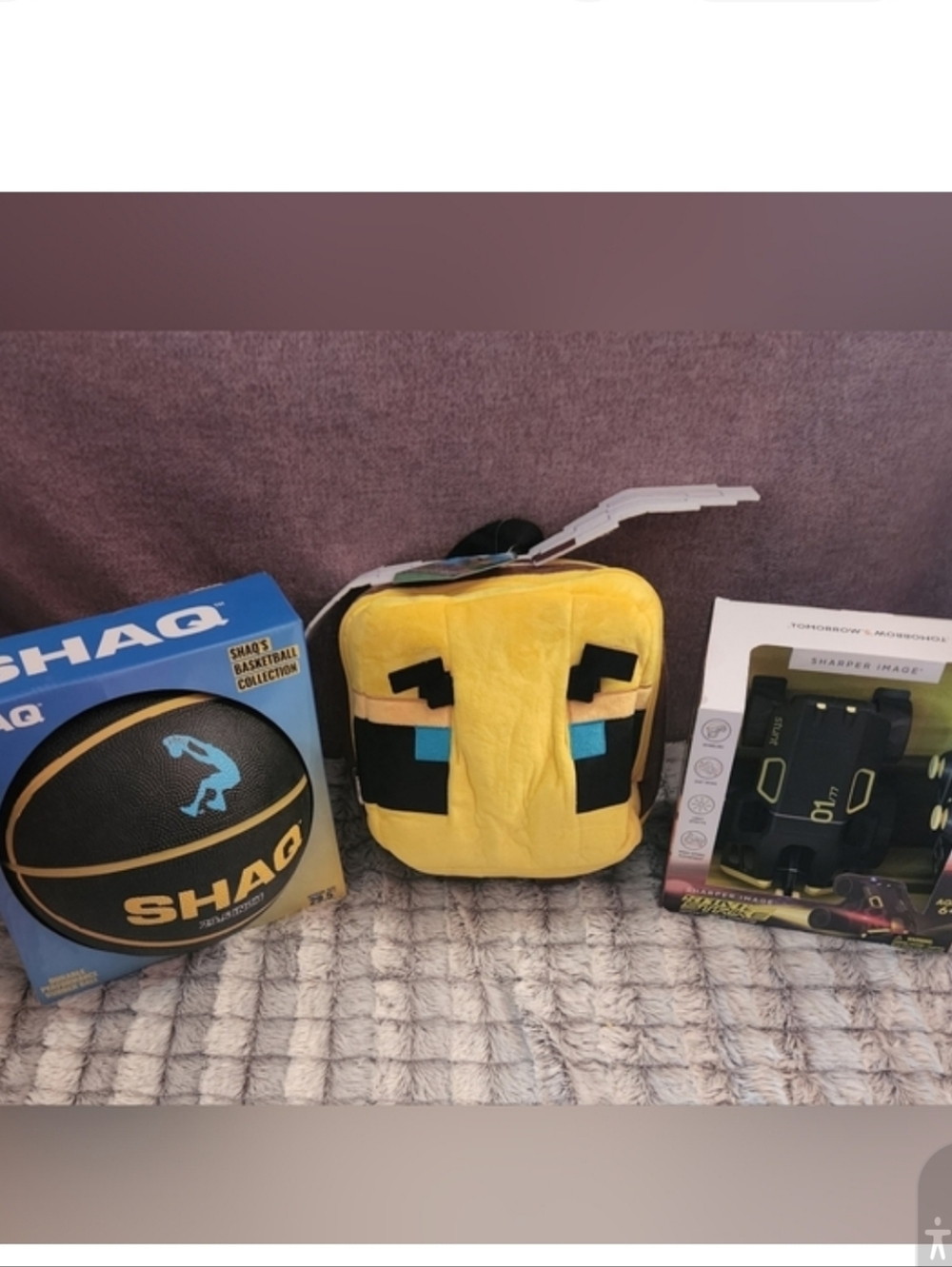 Sale! NWT Toy Bundle Lot 3 Toys Minecraft Basketball RC Car Sharper Image